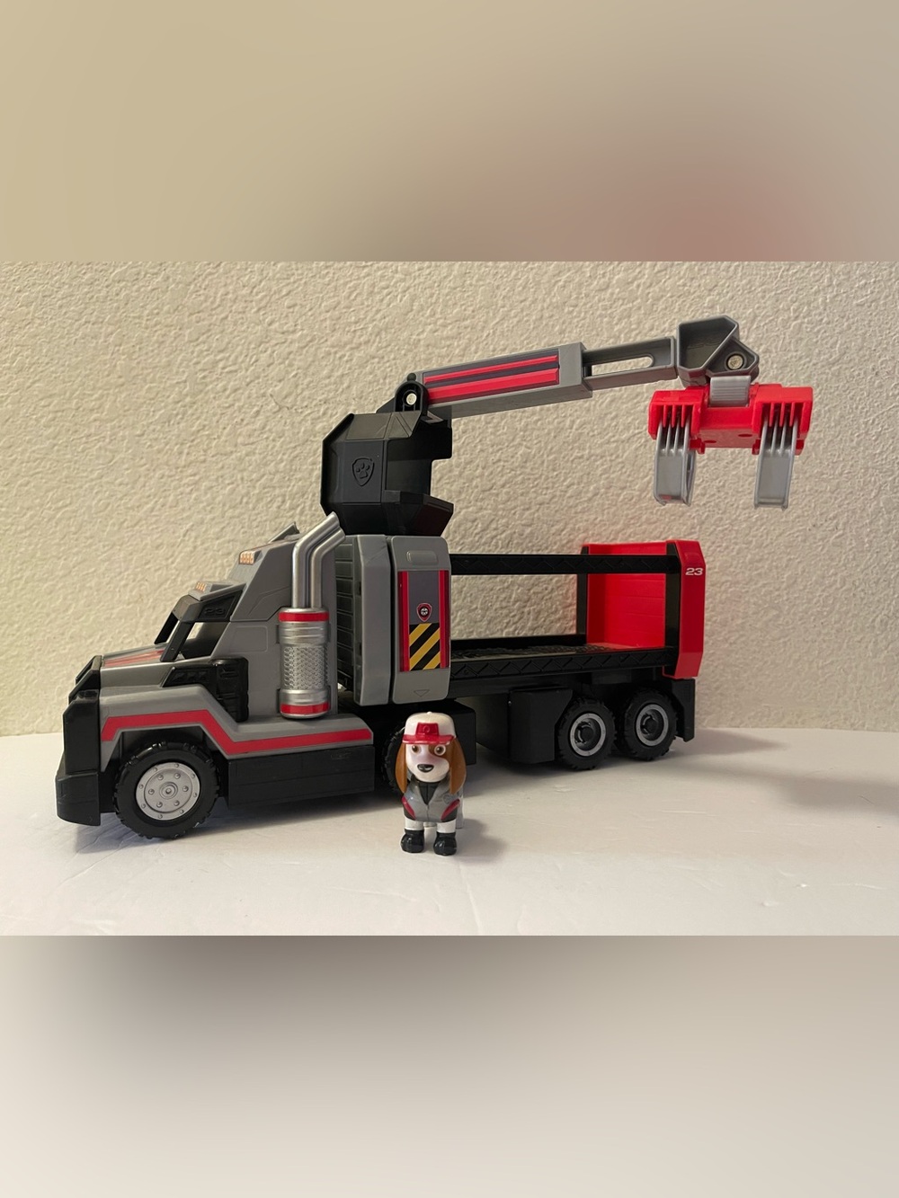 Paw Patrol Big Al Figure and Semi truck from Big Truck Pups Series